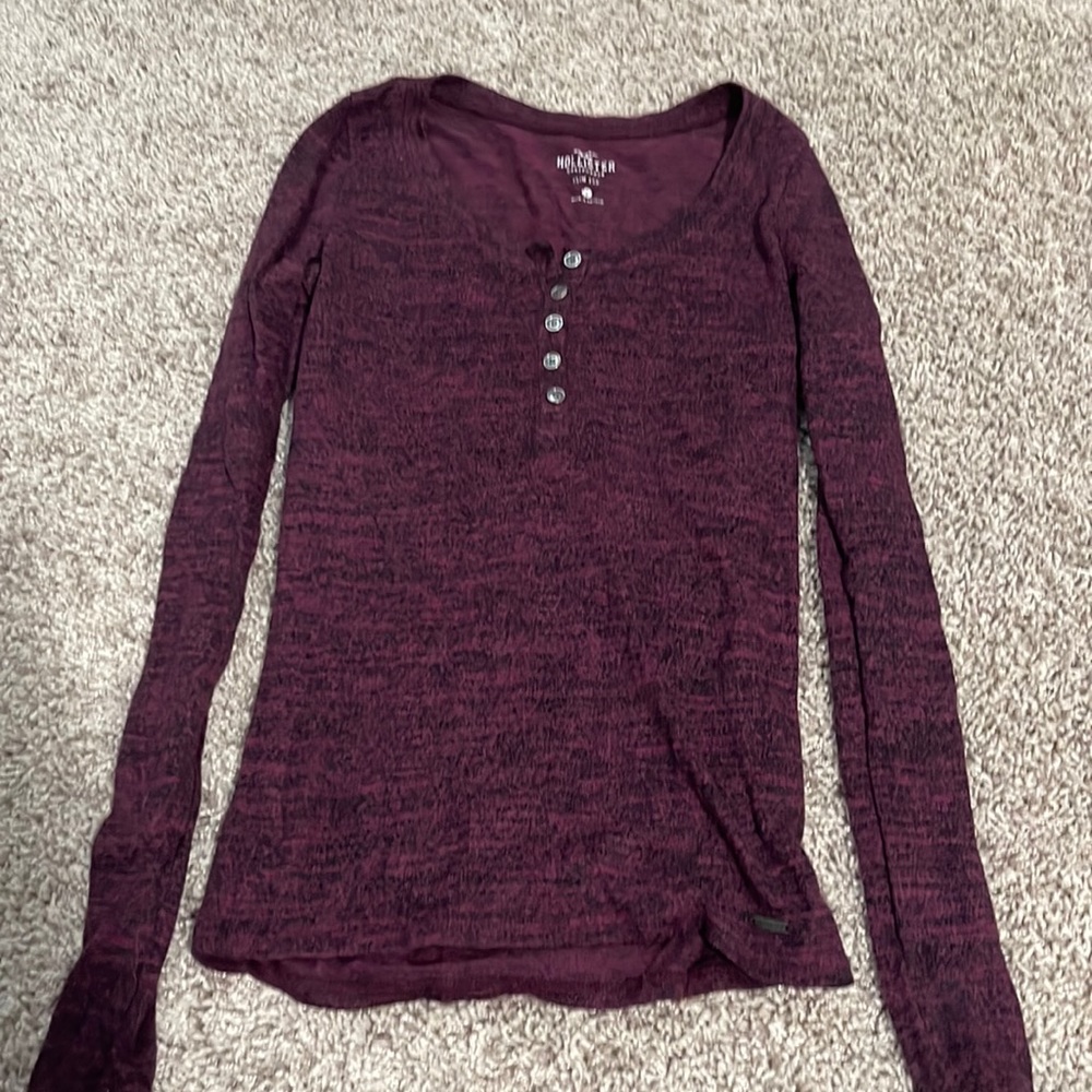 Hollister Long Sleeve Slim Shirt